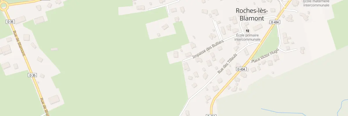 Plan du 14 Imp des Bulliers à Roches-lès-Blamont