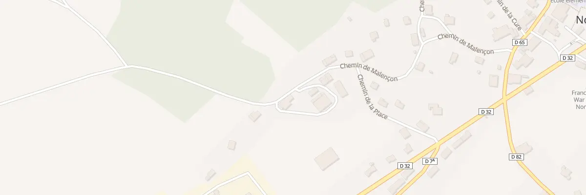 Plan du 402 Che de Malençon à Nompatelize