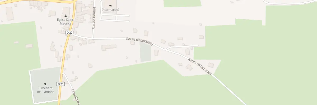 Plan du 11B Rte d’Harbouey à Blâmont