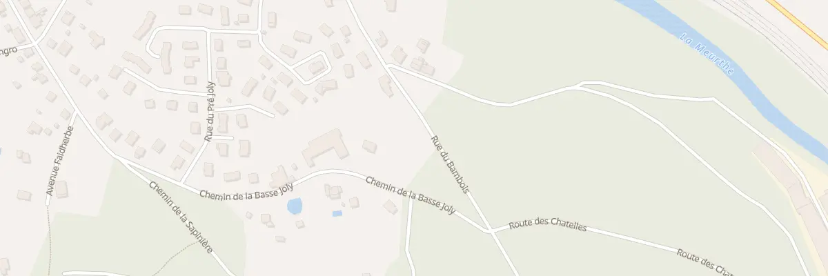 Plan du 20 Rue du Bambois à Raon-l’Étape