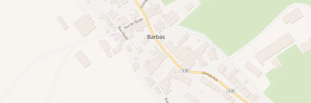 Plan du 12 Grande Rue à Barbas