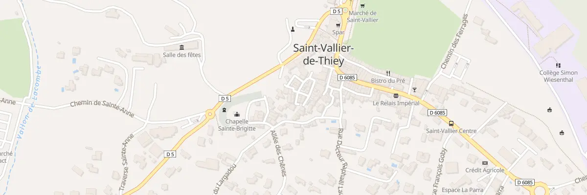 Plan du 10 Rue des Calancons à Saint-Vallier-de-Thiey