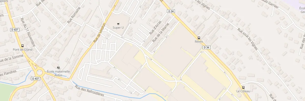 Plan du 32 Rue de Reims à Audincourt