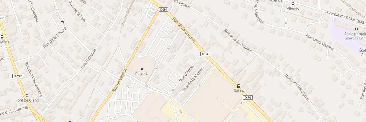 Plan du 4A Rue Arras à Audincourt
