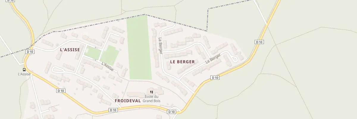 Plan du 171 Hameau du Berger à Andelnans
