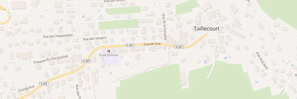 Plan du 5 Gr Grande Rue à Taillecourt