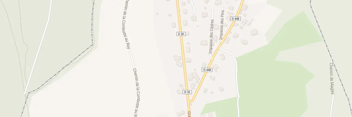 Plan du 6 Grande Rue à Bondeval