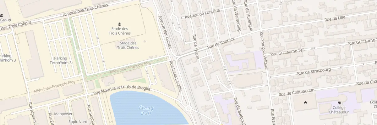 Plan du 19B Rue de Thann à Belfort