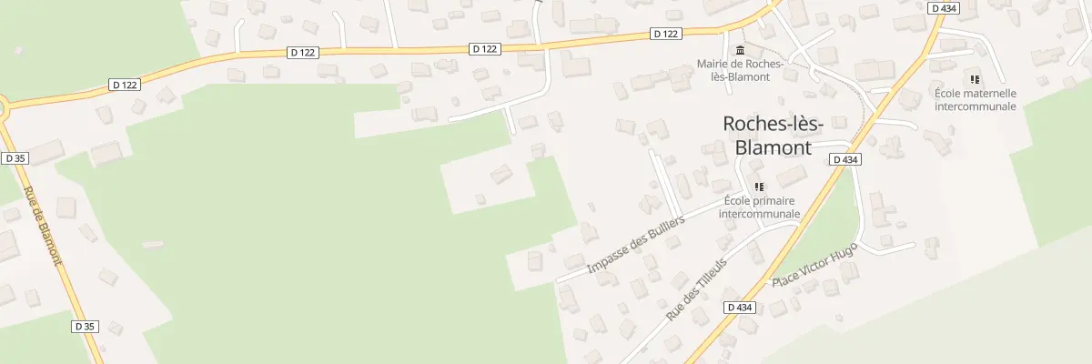 Plan du 1 Rue des Pommiers à Roches-lès-Blamont