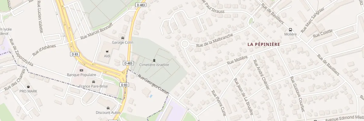 Plan du 58 Rue de la Malbranche à Belfort