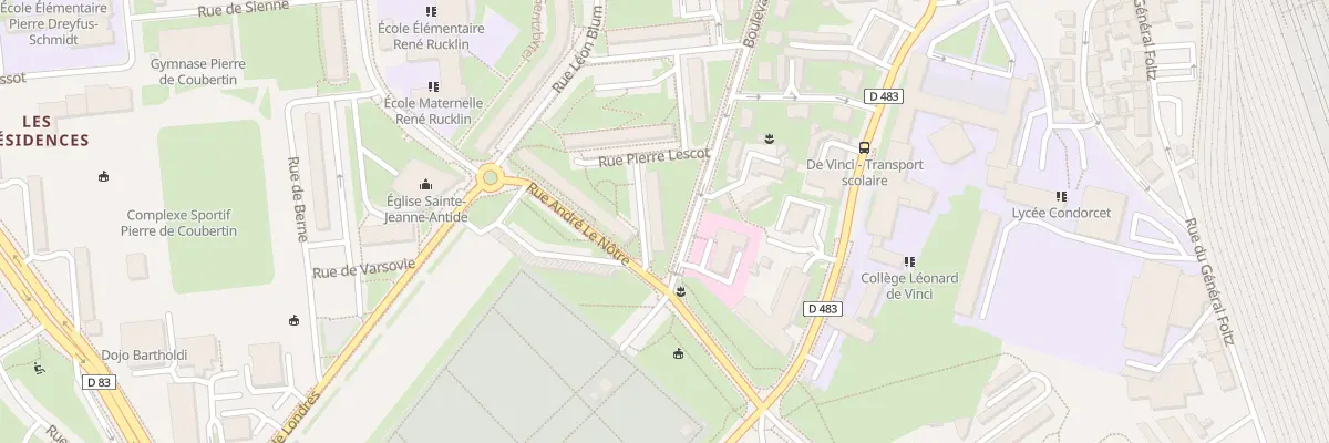 Plan du 30 Bd Renaud de Bourgogne à Belfort