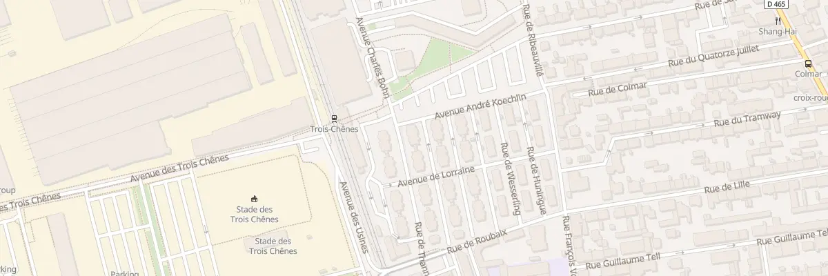 Plan du 46 Rue de Thann à Belfort