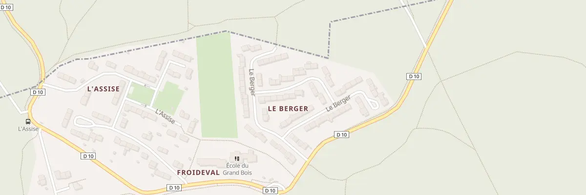 Plan du 173 Hameau du Berger à Andelnans