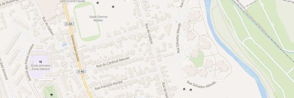 Plan du 43 Rue de Valdoie à Belfort