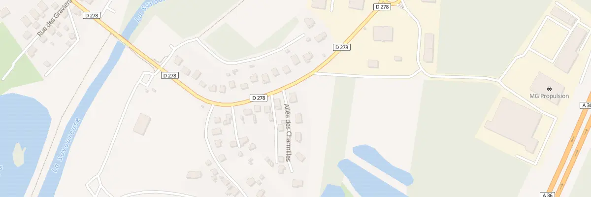 Plan du 1 All des Charmilles à Vieux-Charmont
