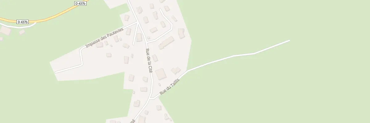 Plan du 1 Rue du Taillis à Thiébouhans