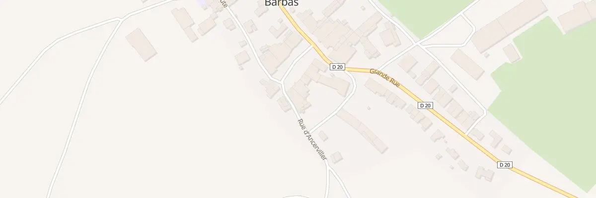 Plan du 5 Rue d’Ancerviller à Barbas