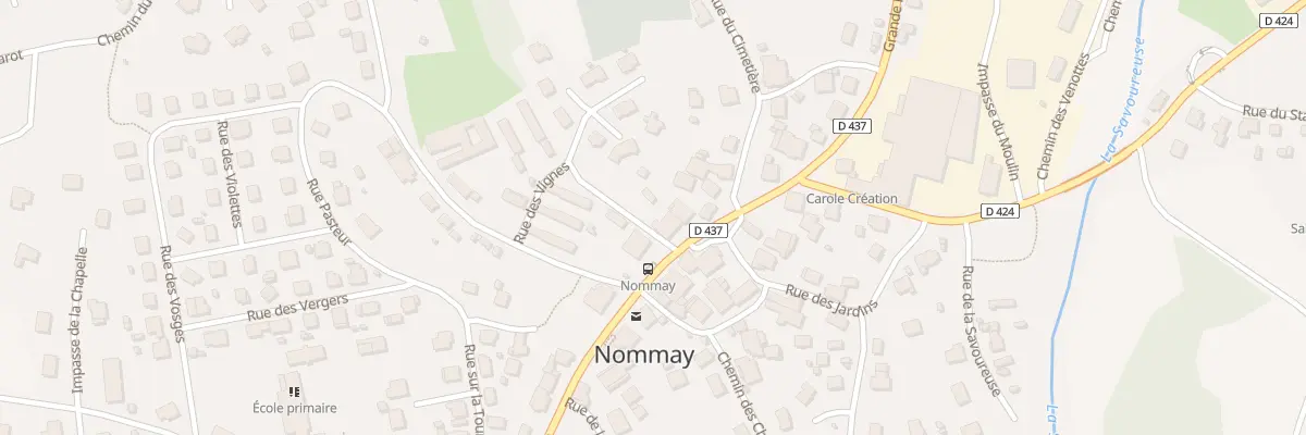 Plan du 59 Gr Grande Rue à Nommay