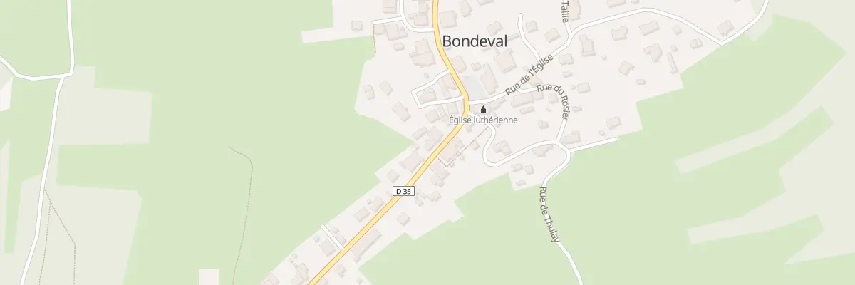 Plan du 40 Gr Grande Rue à Bondeval