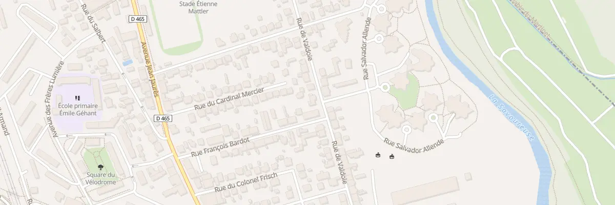 Plan du 35 Rue de Valdoie à Belfort