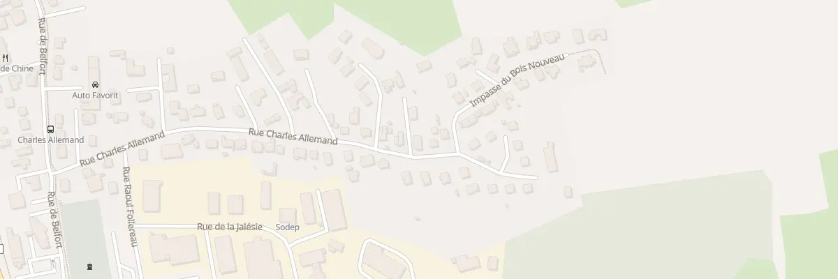 Plan du 35 Rue Charles Allemand à Audincourt