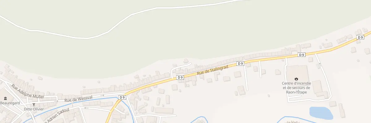 Plan du 31 Rue de Stalingrad à Raon-l’Étape