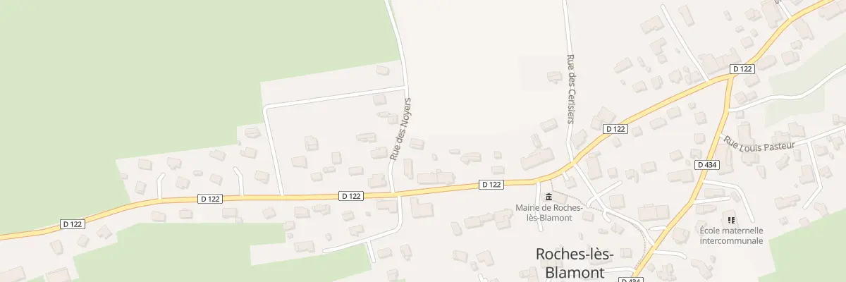 Plan du 2 Rue des Noyers à Roches-lès-Blamont