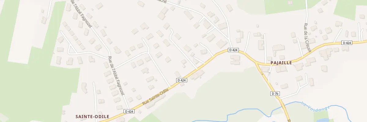 Plan du 8 Rue Sainte Odile à Étival-Clairefontaine