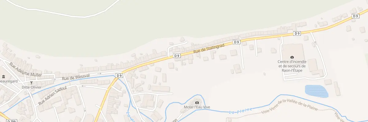 Plan du 26 Rue de Stalingrad à Raon-l’Étape