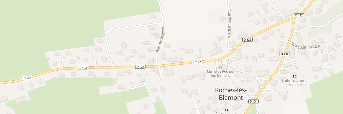 Plan du 42 Rue Georges Cuvier à Roches-lès-Blamont