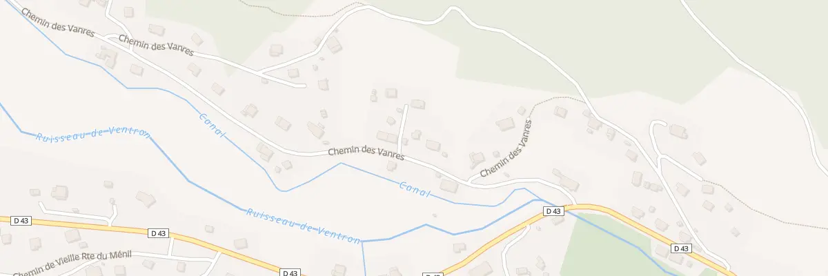 Plan du 12 Che Les Vanres à Ventron