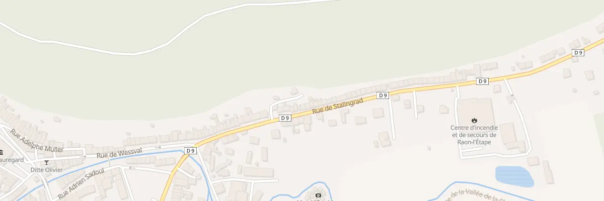 Plan du 41 Rue de Stalingrad à Raon-l’Étape