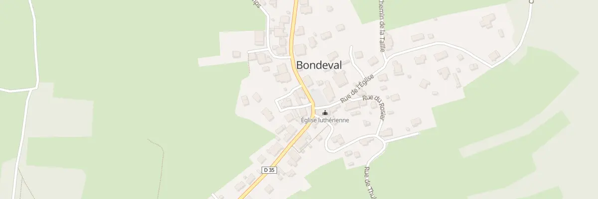 Plan du 2 Rue de la Fraternelle à Bondeval