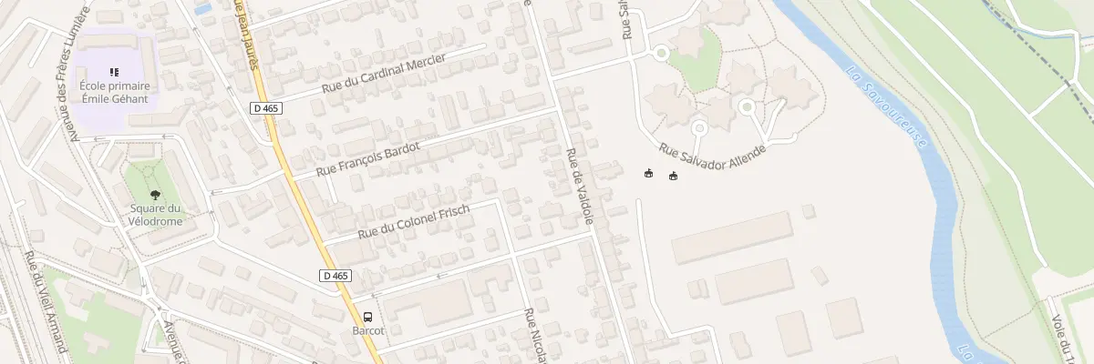 Plan du 23 Rue de Valdoie à Belfort