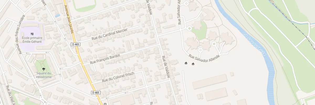 Plan du 29 Rue de Valdoie à Belfort