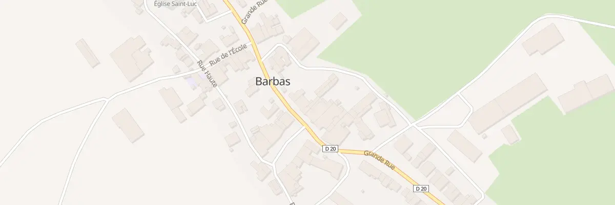 Plan du 25 Grande Rue à Barbas