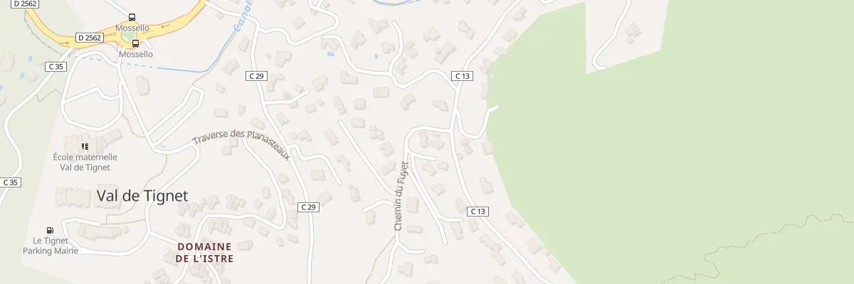 Plan du 71 Che du Fuyet-Nord au Tignet