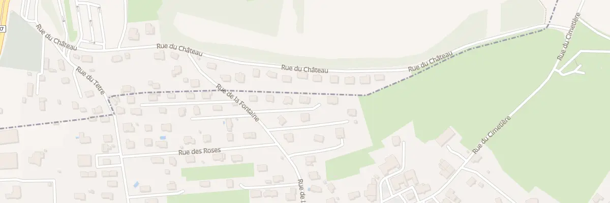 Plan du 22 Rue de la Fontaine à Taillecourt