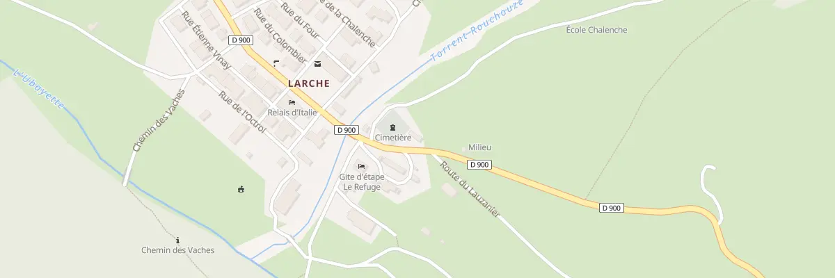 Plan du 5044 La Chalenche à Val d’Oronaye