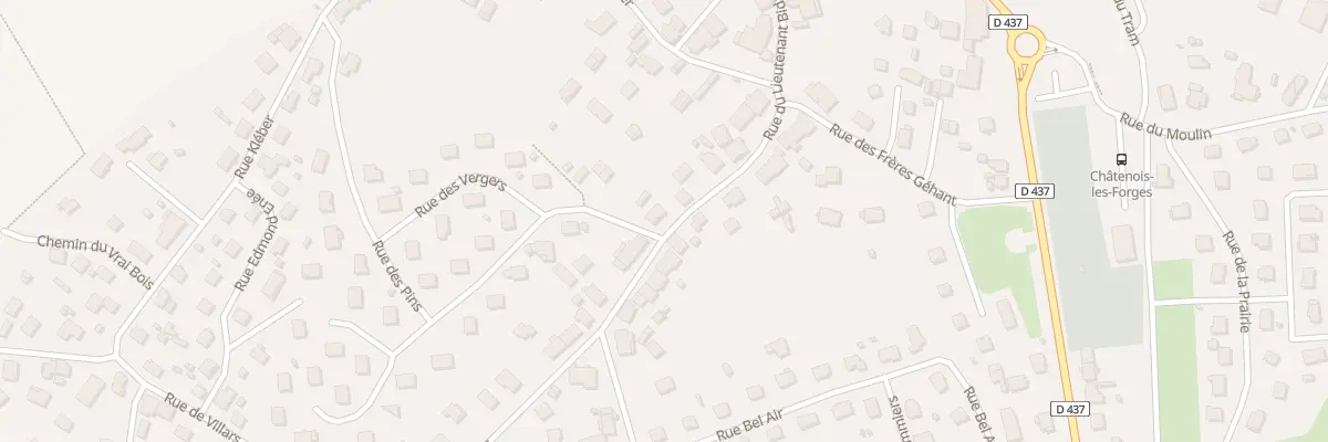 Plan du 26 Rue du Lieutenant Bidaux à Châtenois-les-Forges