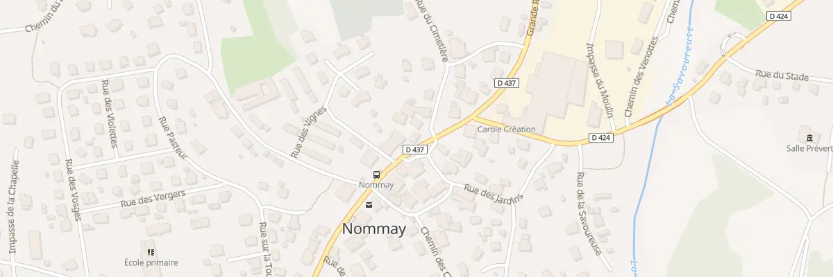 Plan du 65 Gr Grande Rue à Nommay