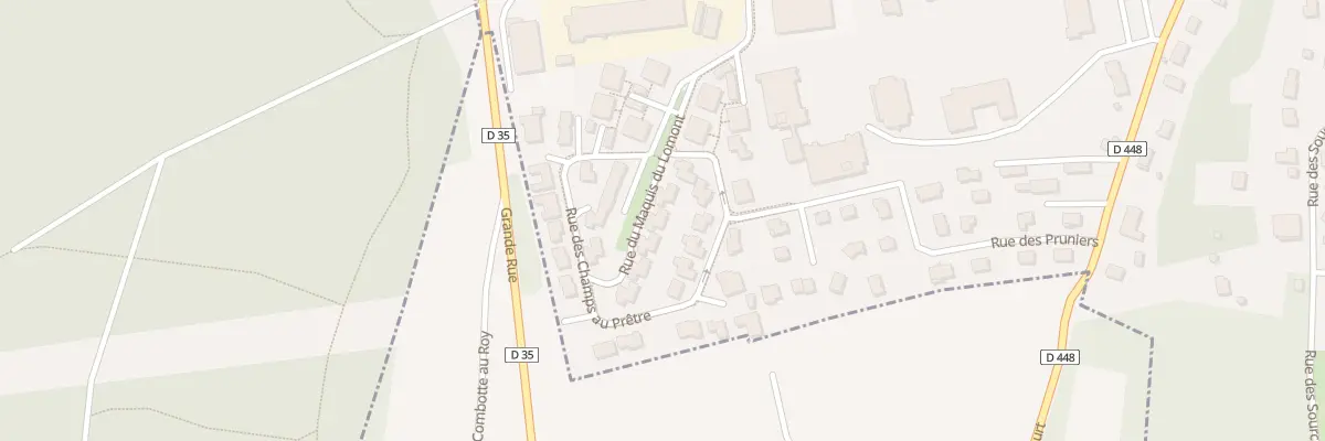 Plan du 10 Rue du Maquis du Lomont à Seloncourt