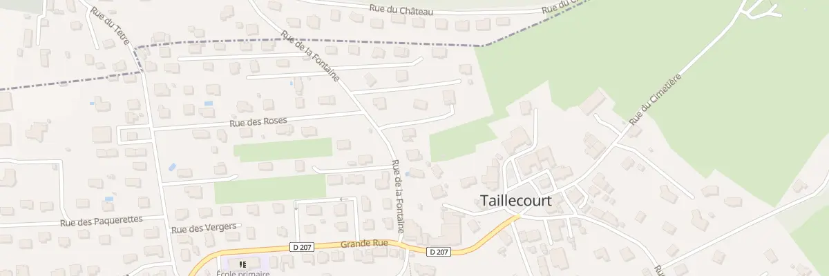 Plan du 6 Rue de la Fontaine à Taillecourt