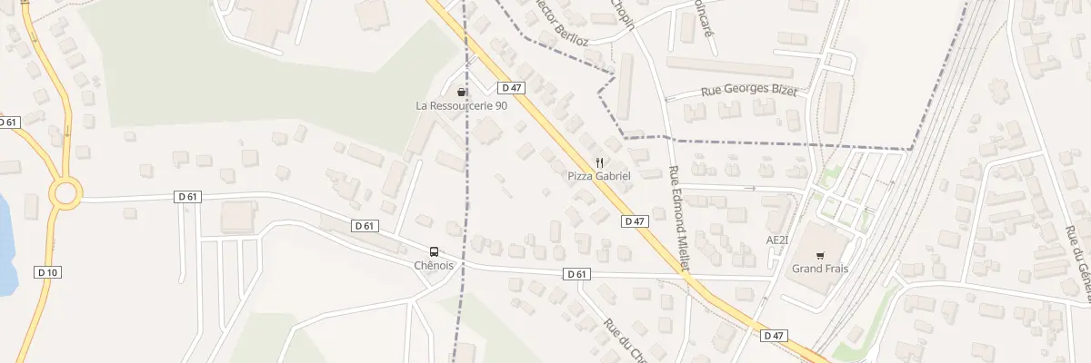 Plan du 5 Rue de la Charmeuse à Danjoutin