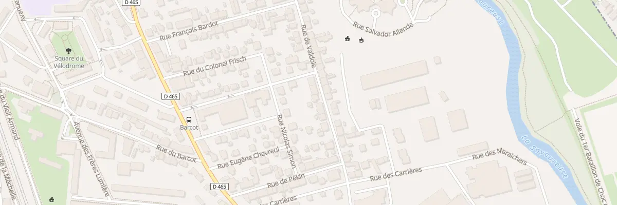 Plan du 11 Rue de Valdoie à Belfort