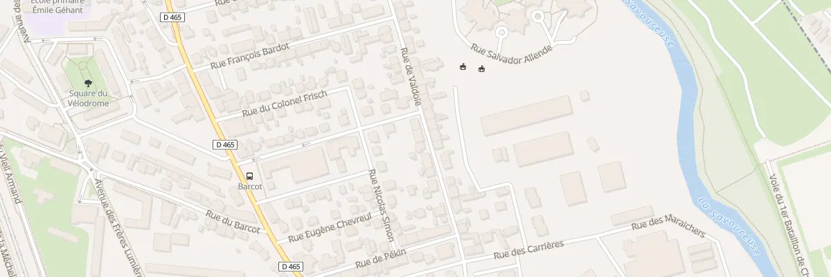 Plan du 13 Rue de Valdoie à Belfort