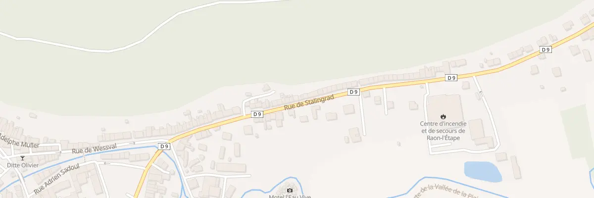 Plan du 49 Rue de Stalingrad à Raon-l’Étape