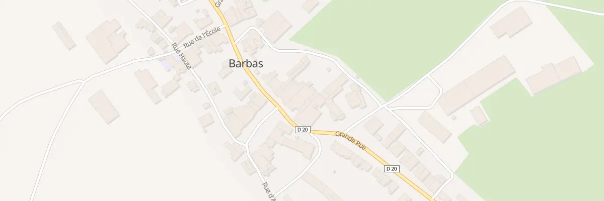 Plan du 29 Grande Rue à Barbas