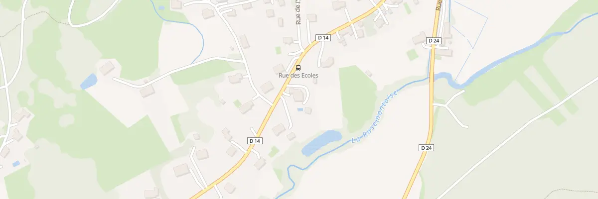Plan du 50 Rte du Rosemont à Vescemont