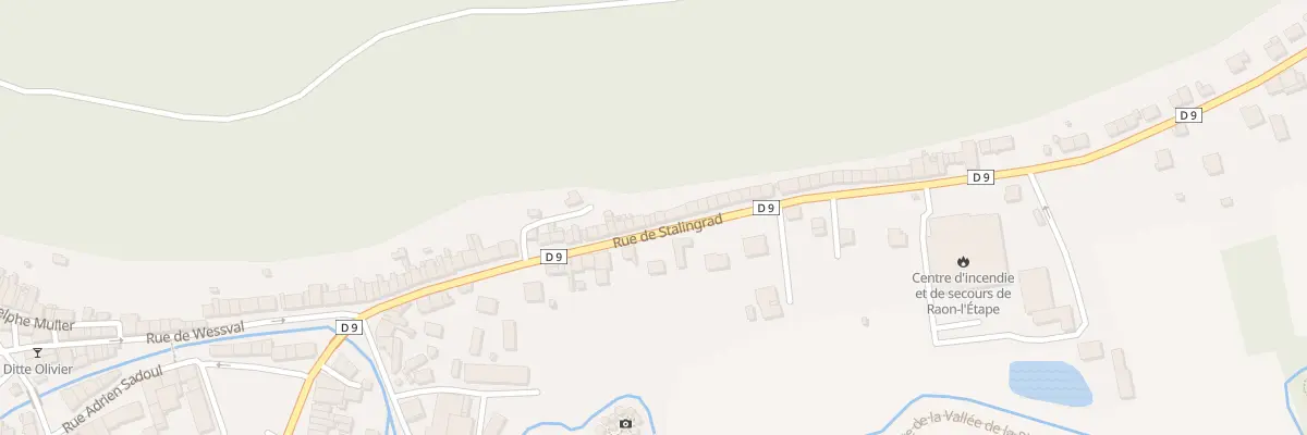 Plan du 53 Rue de Stalingrad à Raon-l’Étape
